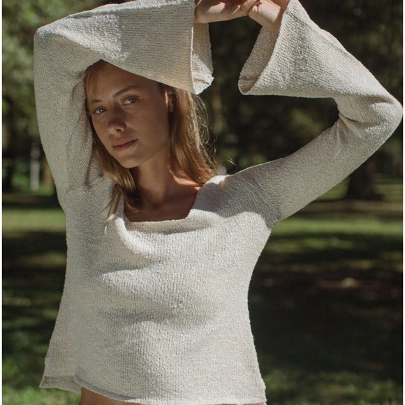 Paloma Knit set in Cloud Cream - Picture 4 of 7